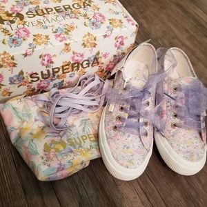 LoveShackFancy × superga sneakers